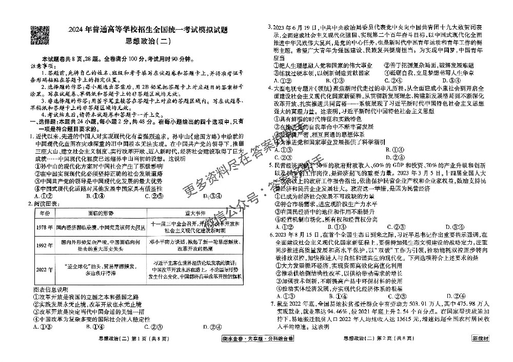 衡水金卷分科综合卷新教材思想政治_04.jpg